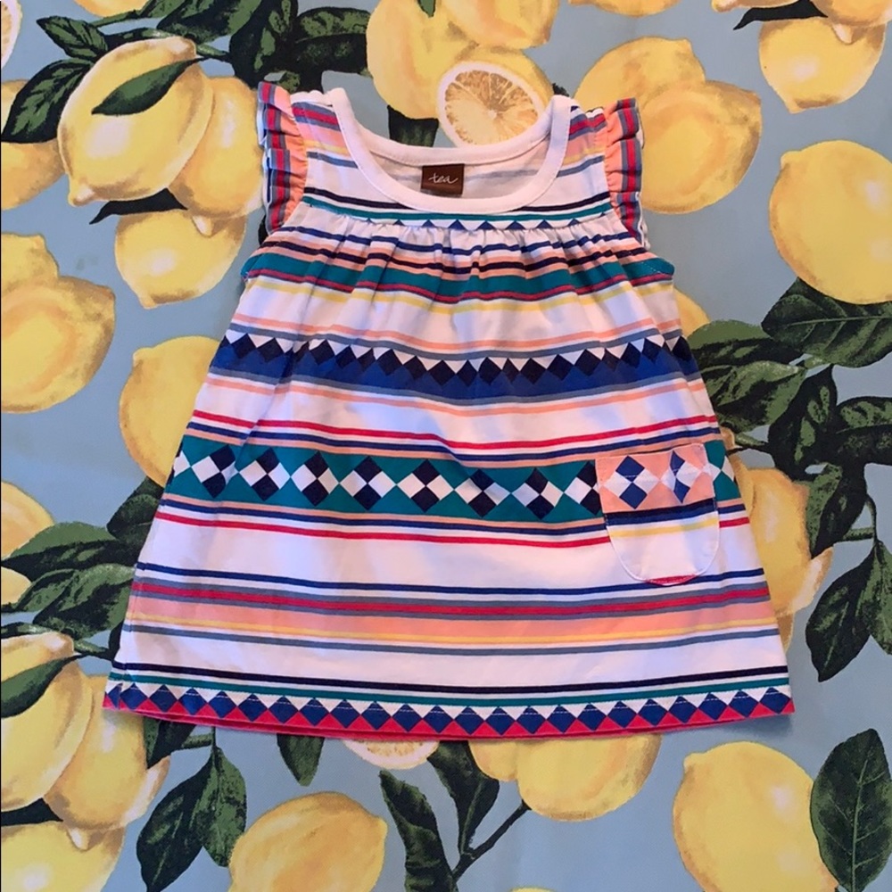 Tea knit baby dress 3-6m